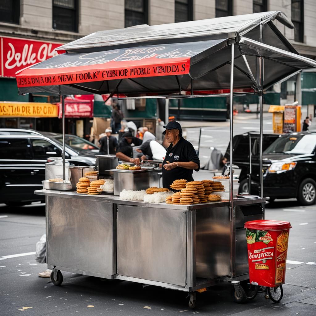New York City Street Food Vendor