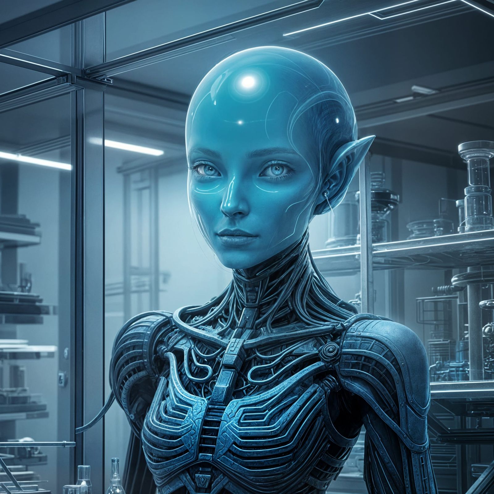 Human and Lyran DNA Hybrid Concept