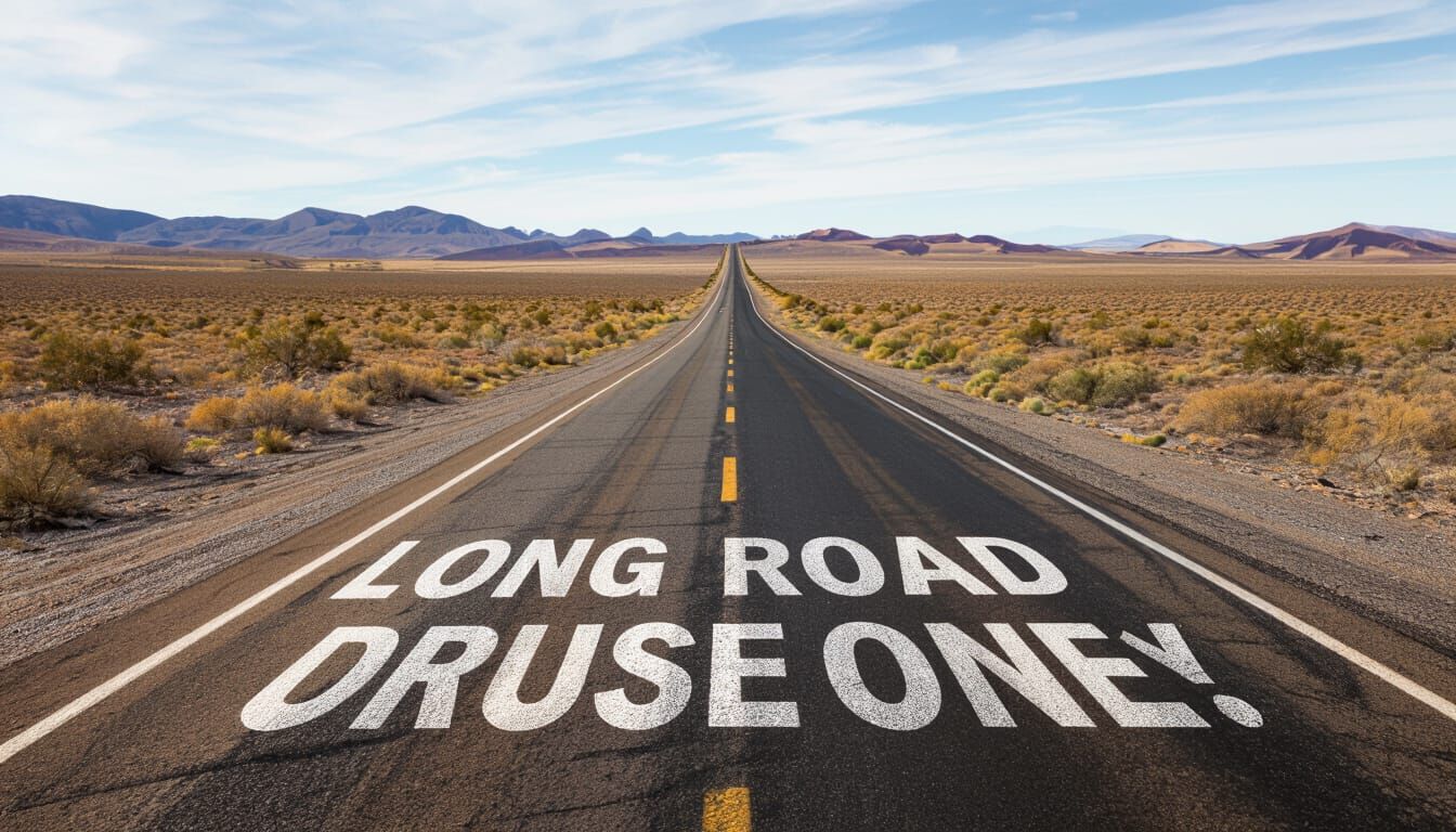 Endless Road to the Horizon: A Journey's Perseverance