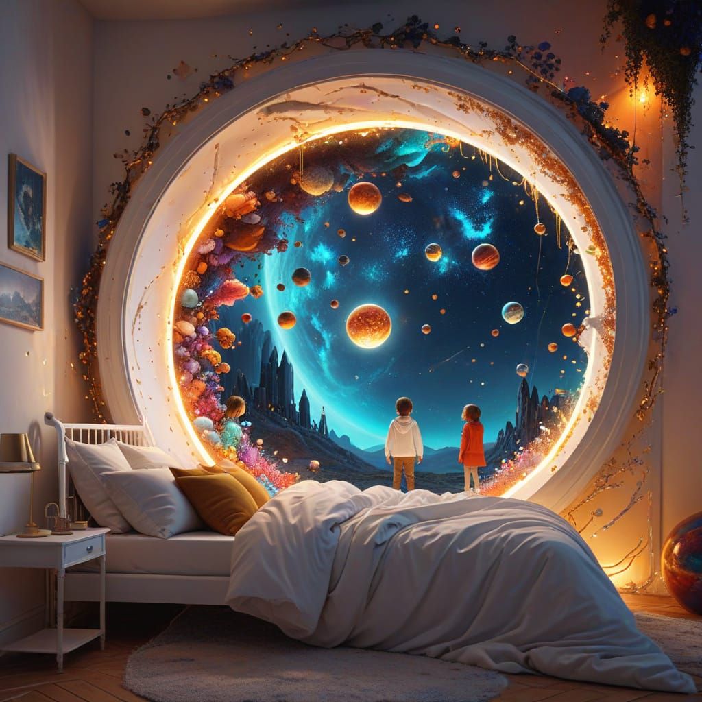Children's Portal to a Surreal Fantasy Land