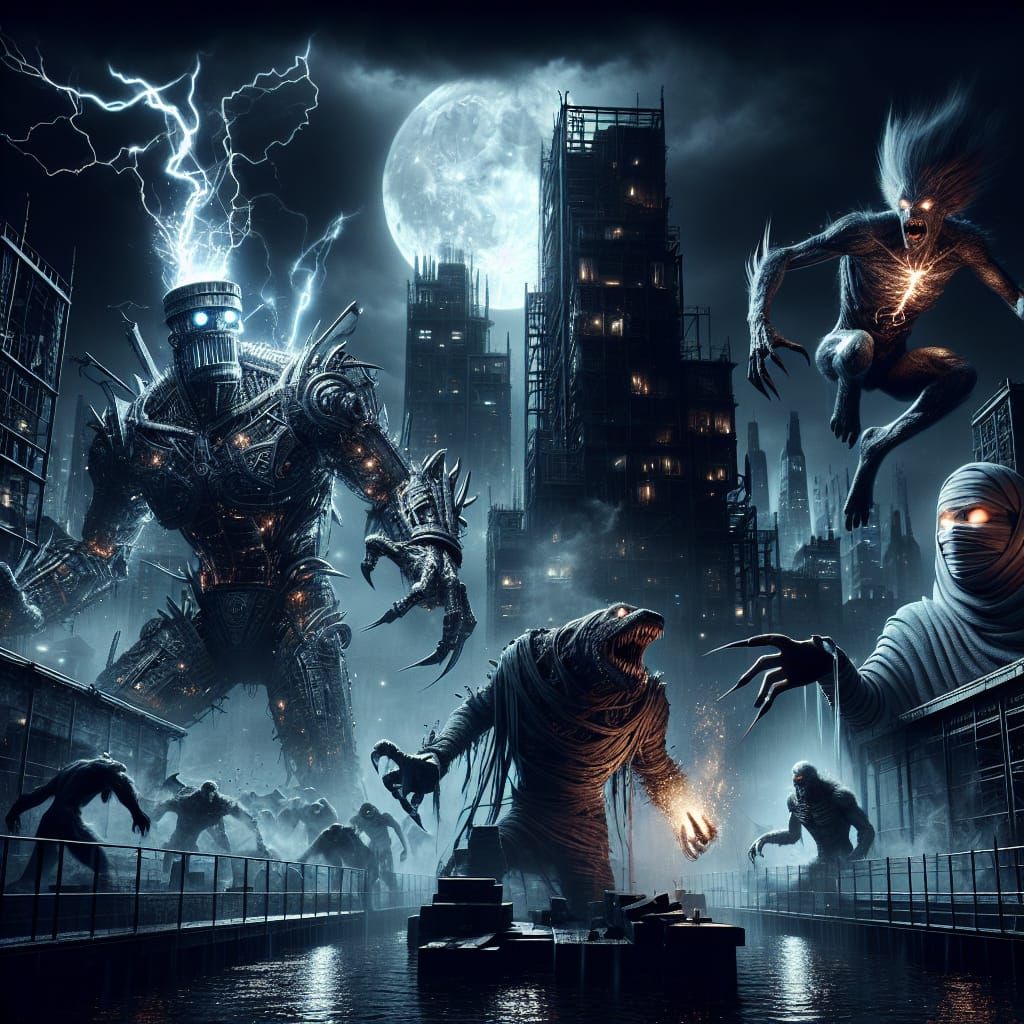 Monsters Unleashed in Dark Metropolis