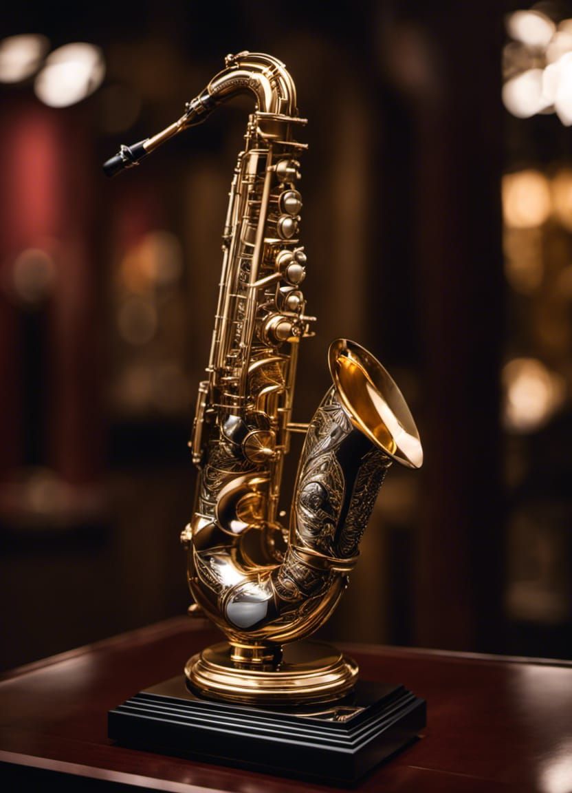 A Gorgeous Intricate Fabrege Saxophone - 4039 ....... God Is...