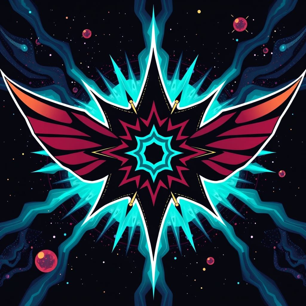 Abstract Cosmoblot AI Image