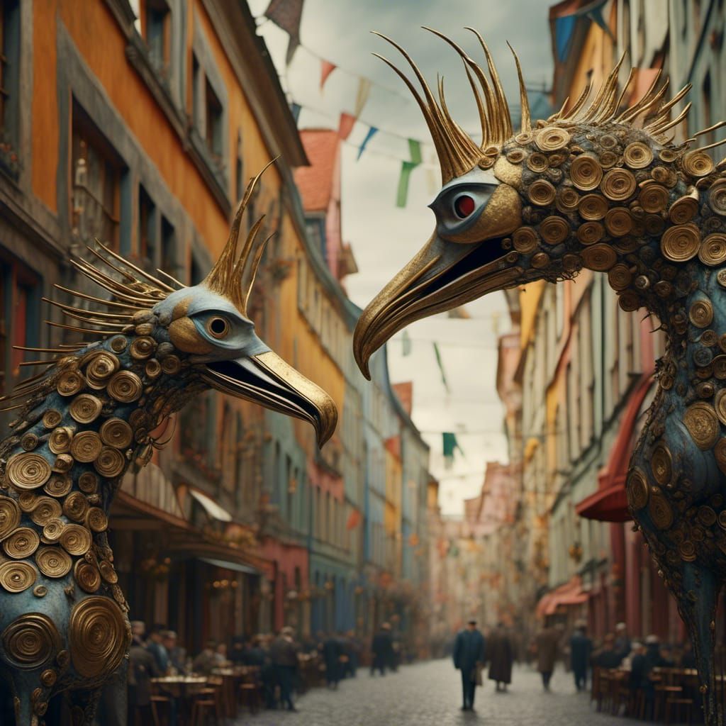 Abstract Blending Cycles in Polychromatic Matte Painting