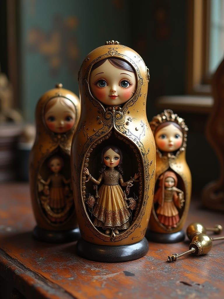Cutaway Matryoshkas