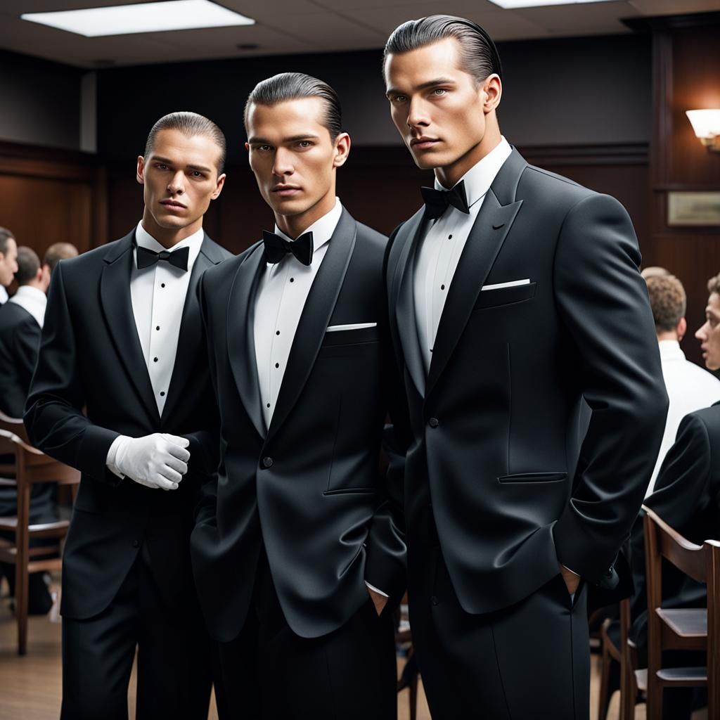 Private School Students in Tuxedos