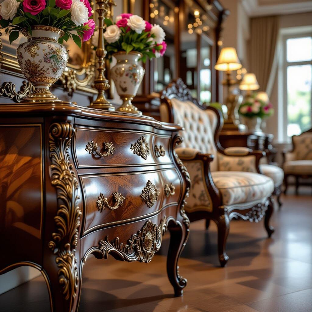 Exquisite Antique Furniture in Dürer Style