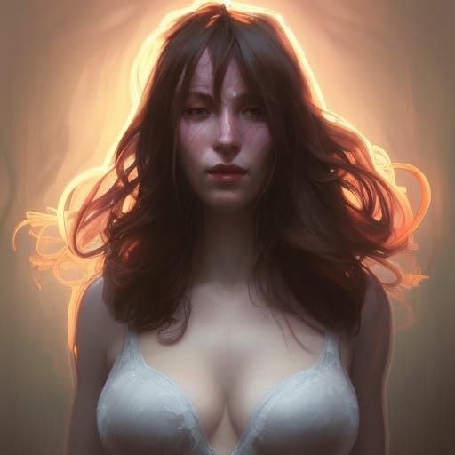 Detailed Portrait in the Style of Digital Art