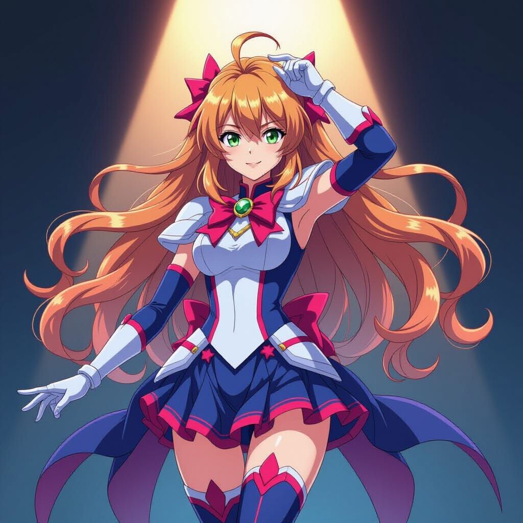 Uranium as Anime Heroine in Studio Trigger Style