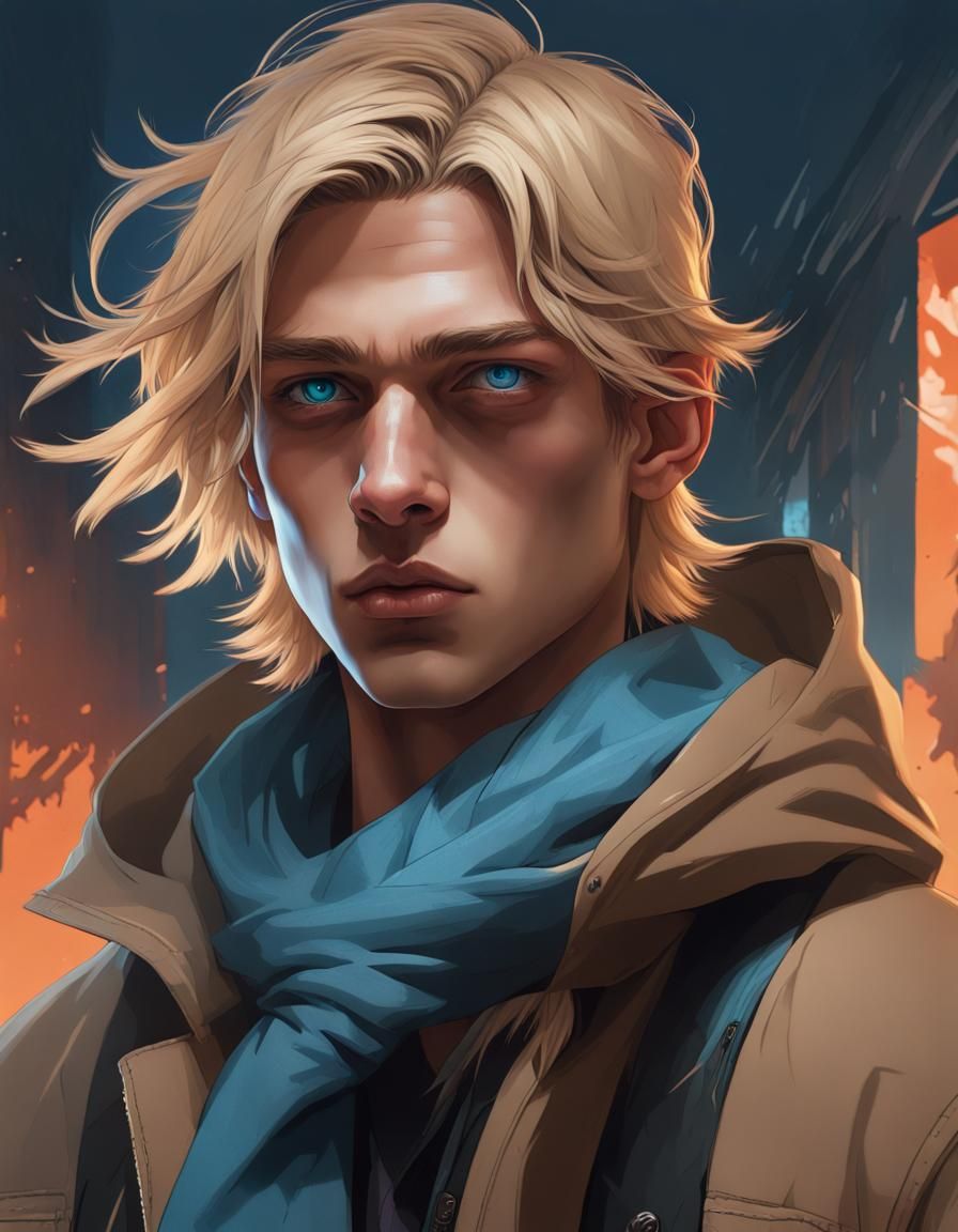 Apocalyptic Teen Portrait in Hyperdetailed Style