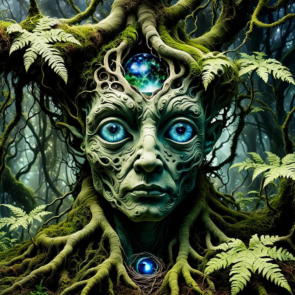 Cosmic Earth Elemental in Nebula Garden