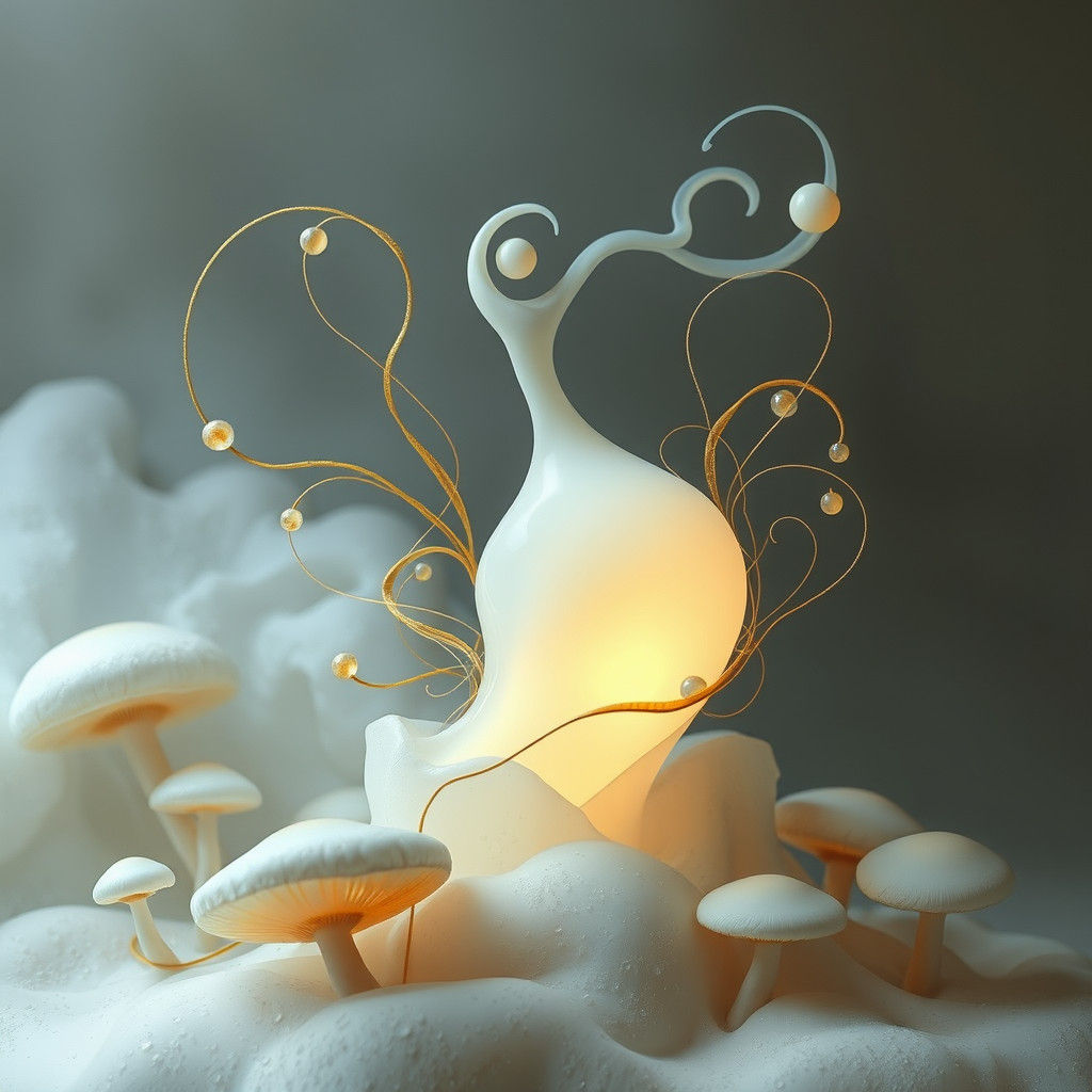 Ethereal Spirit in Surrealist Style