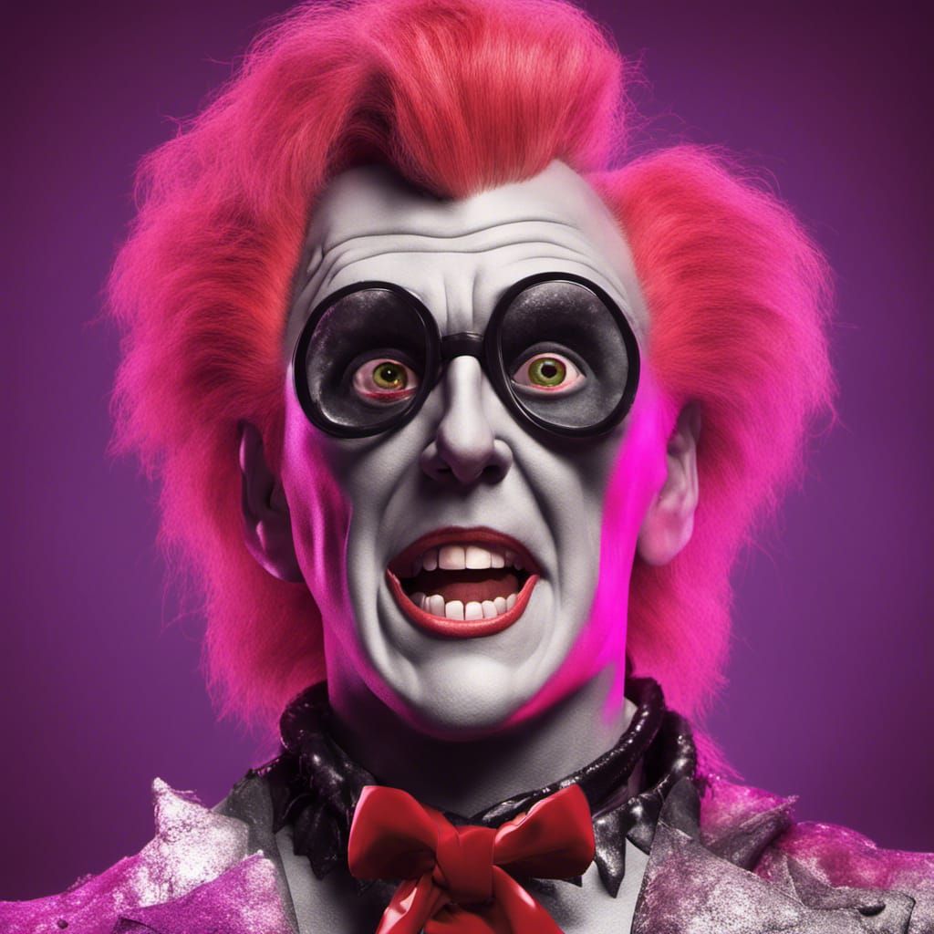 Gary Busey as Frankenfurter: Pixar-Style 3D Art