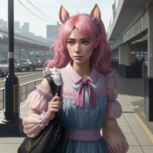 Sissymaid Portrait in Artgerm Style