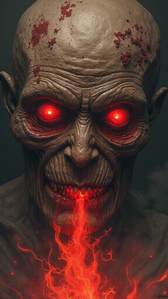 Morbid Ghouls Smoking in Dreamcore Horror Style