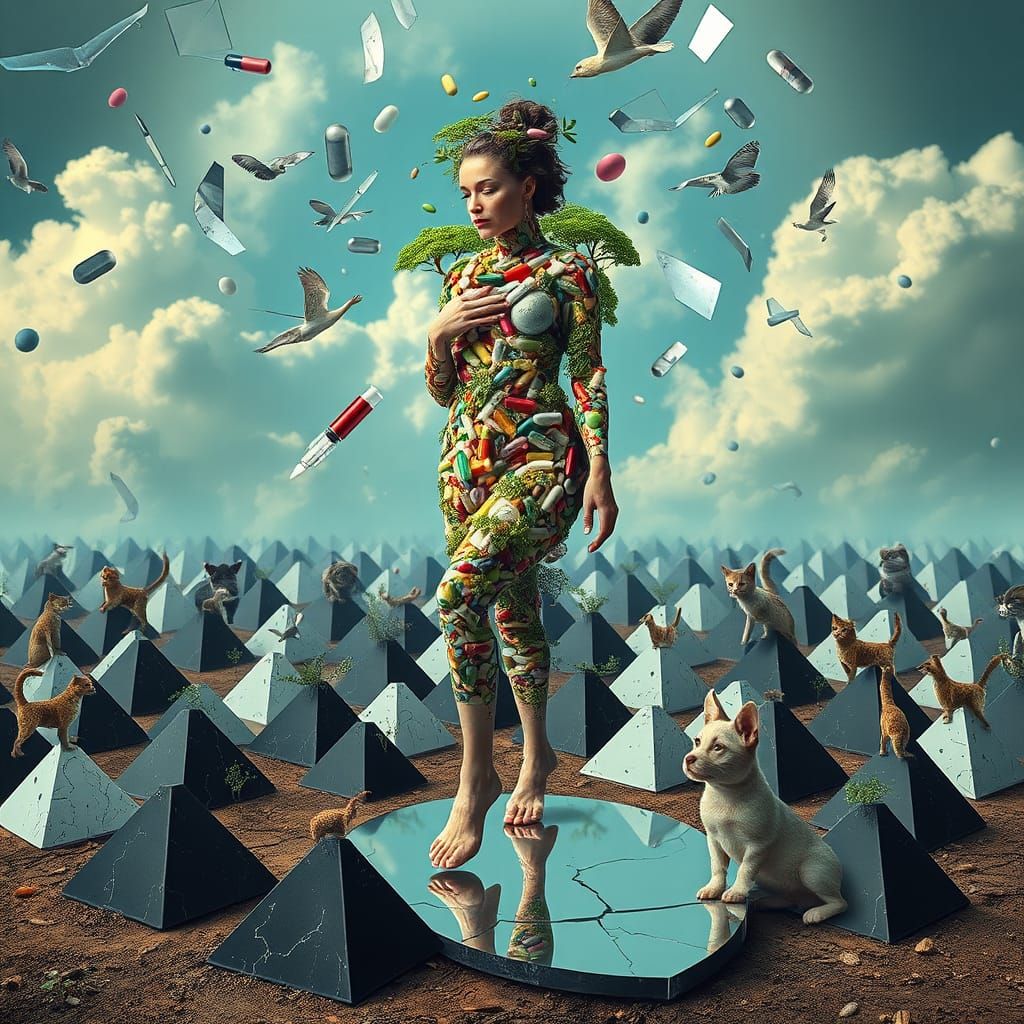 Dreamlike Goddess of Interconnected Ecosystems