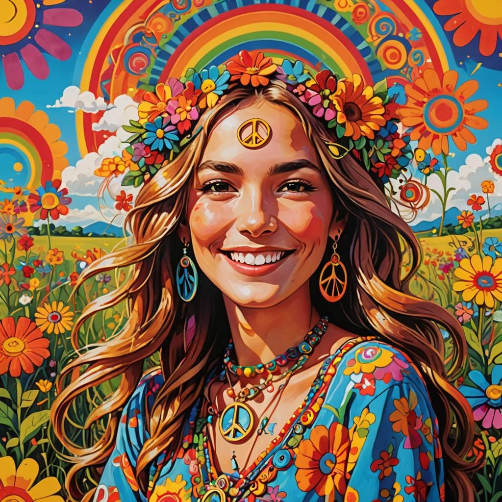 Hippie woman