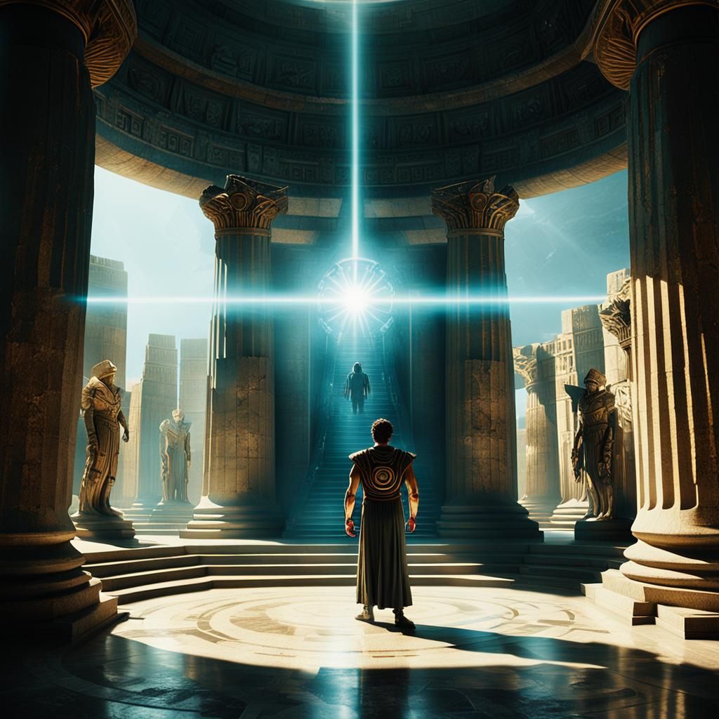 Olympian Gods Arrive from Future in Spaceships