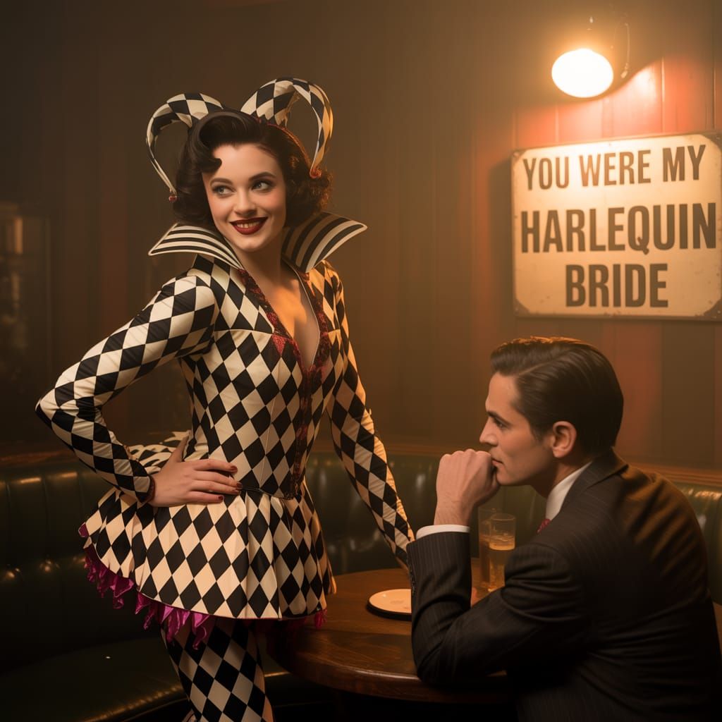 You were my harlequin bride, I was your undercover lover