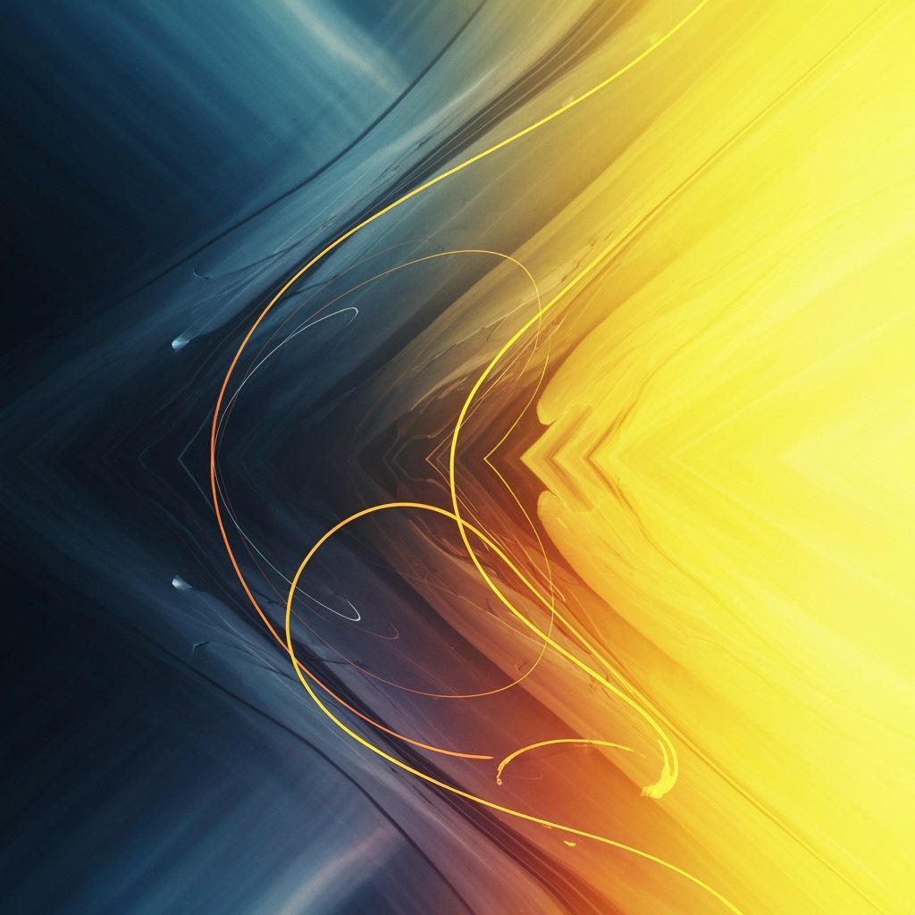 Abstract Rollercoaster of Emotions in Cinematic Style