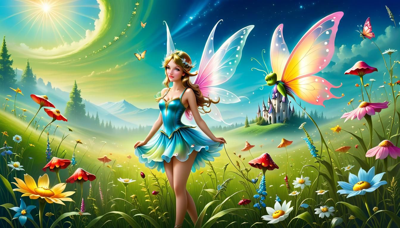 Fairy in a Meadow