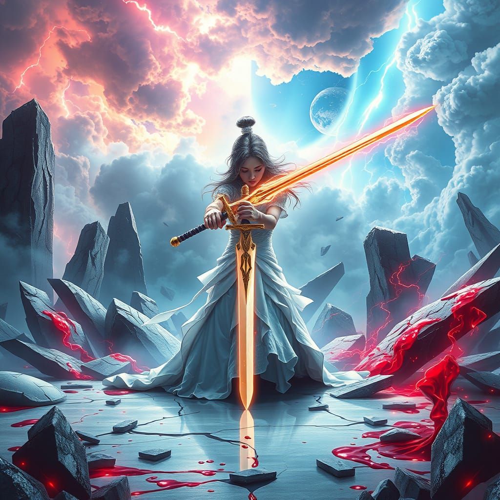 Sword Prodigy's Last Stand in a Shattered Heavenly Realm