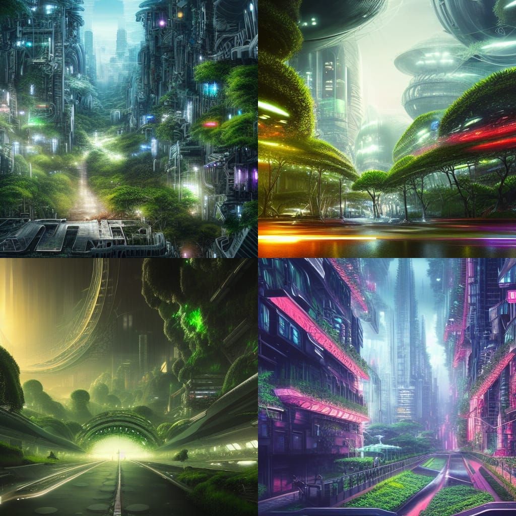 Hyperrealistic Tokyo Landscape in Dark Fantasy Style