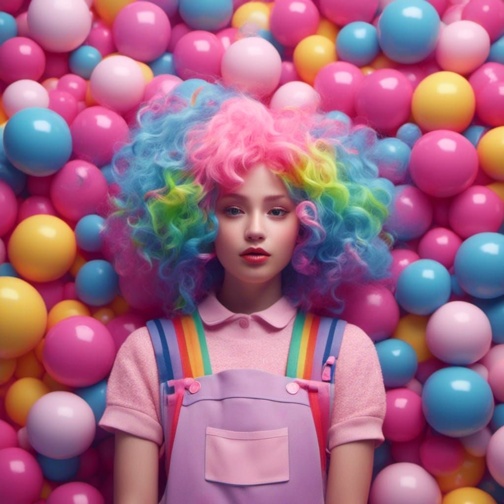 Fantasy bubble gum world