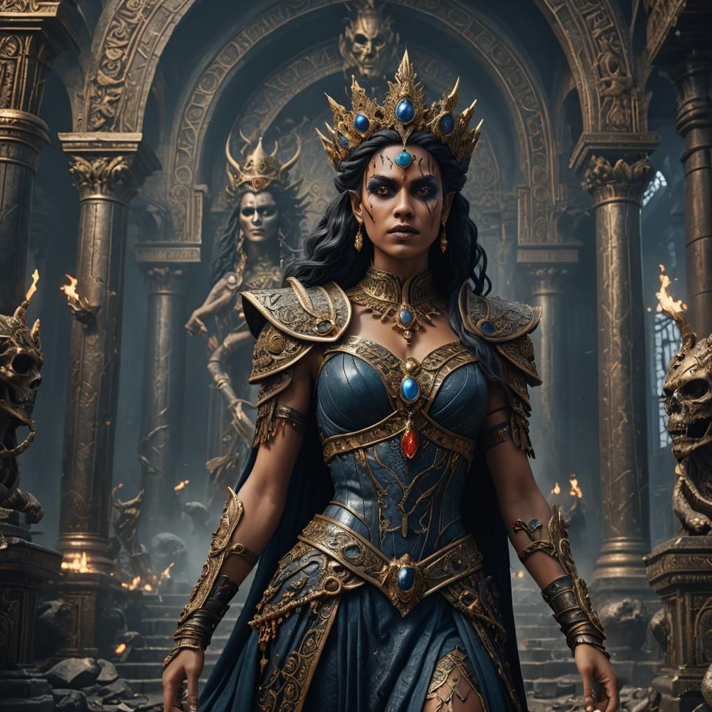 Queen of Damned: Detailed Matte Painting