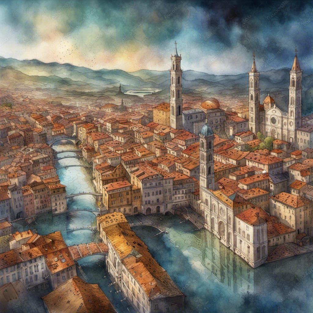 Firenze in aquarell 6