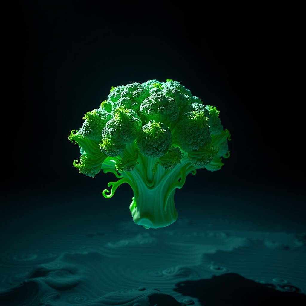 Fractal Broccoli in Cosmic Digital Expanse