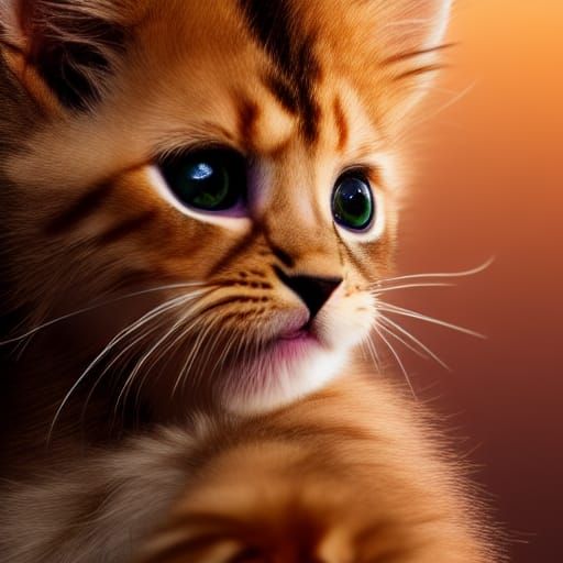 Angry Kitten Loses Uno Game: Hyperrealistic 8k Photo