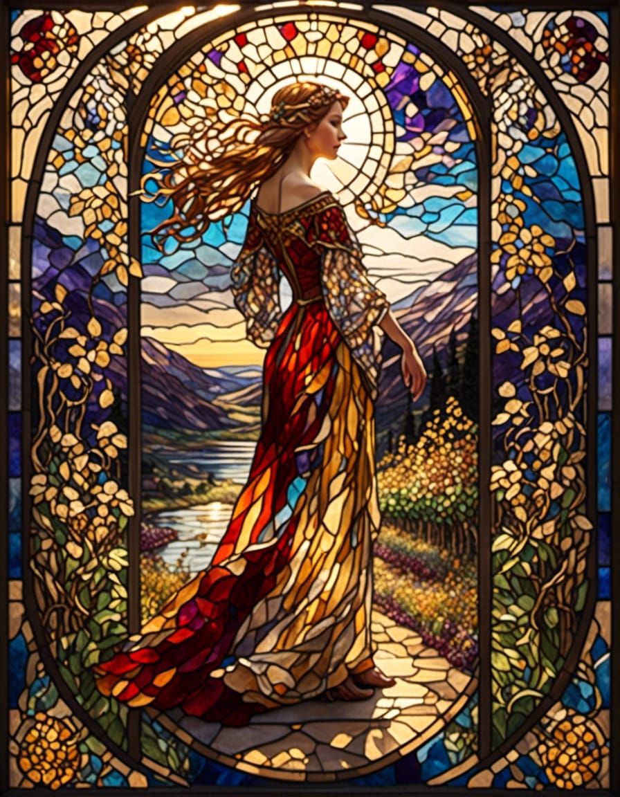 Stained glass window