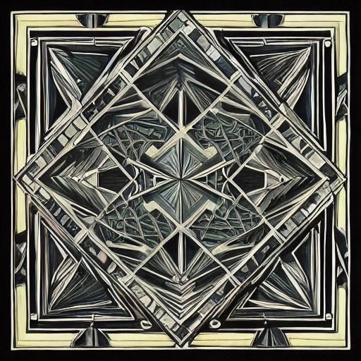 Intricate Polyhedral Tangram Creations in Unreal Engine 5 St...