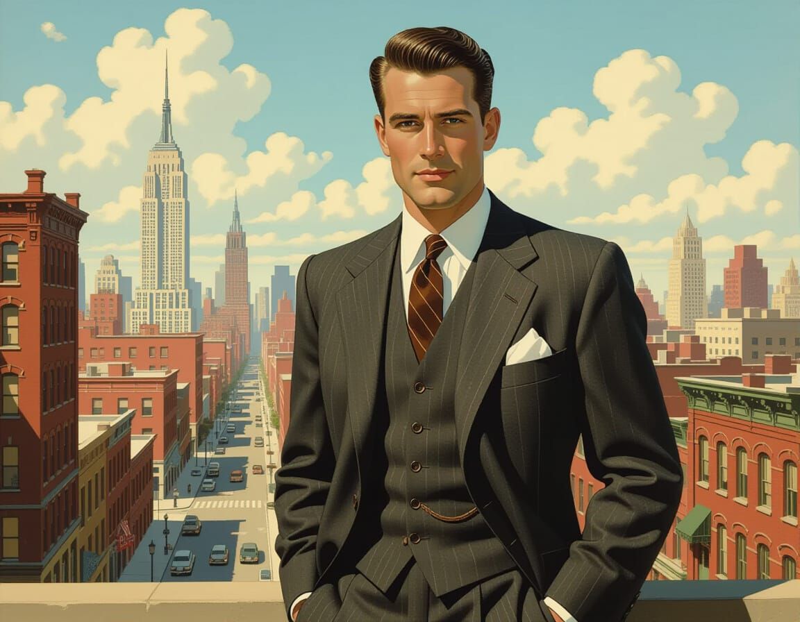 Man's fashion from 1950