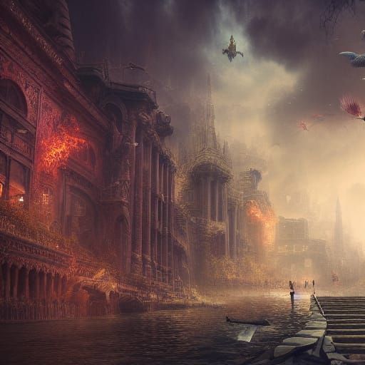 Life Discovered in Unexpected Place: Digital Matte Painting