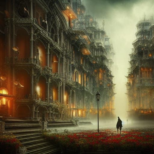 Life Discovered: Epic Detailed Digital Matte Painting