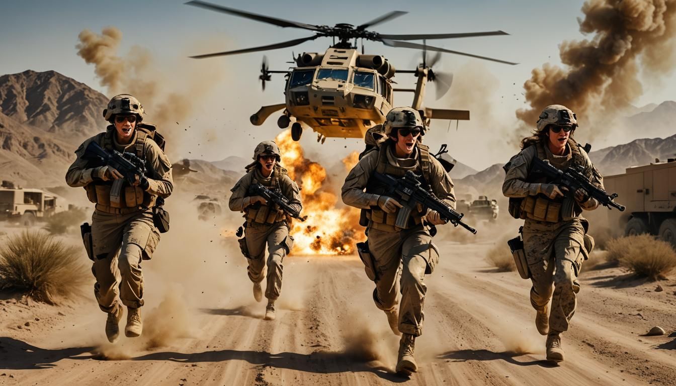 Marines Charging: Hyperrealistic Combat in Afghanistan