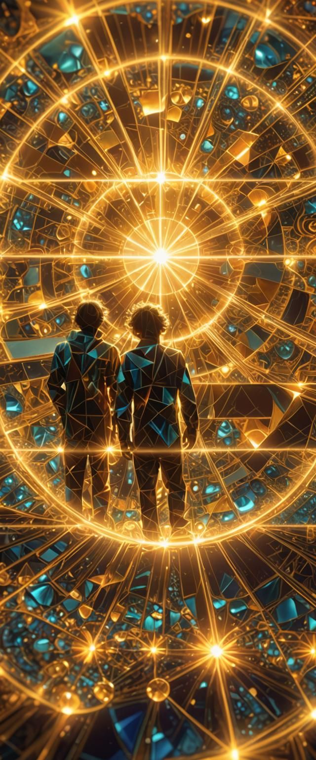 Prismatic Figures in Geometric Fractal Sunlight