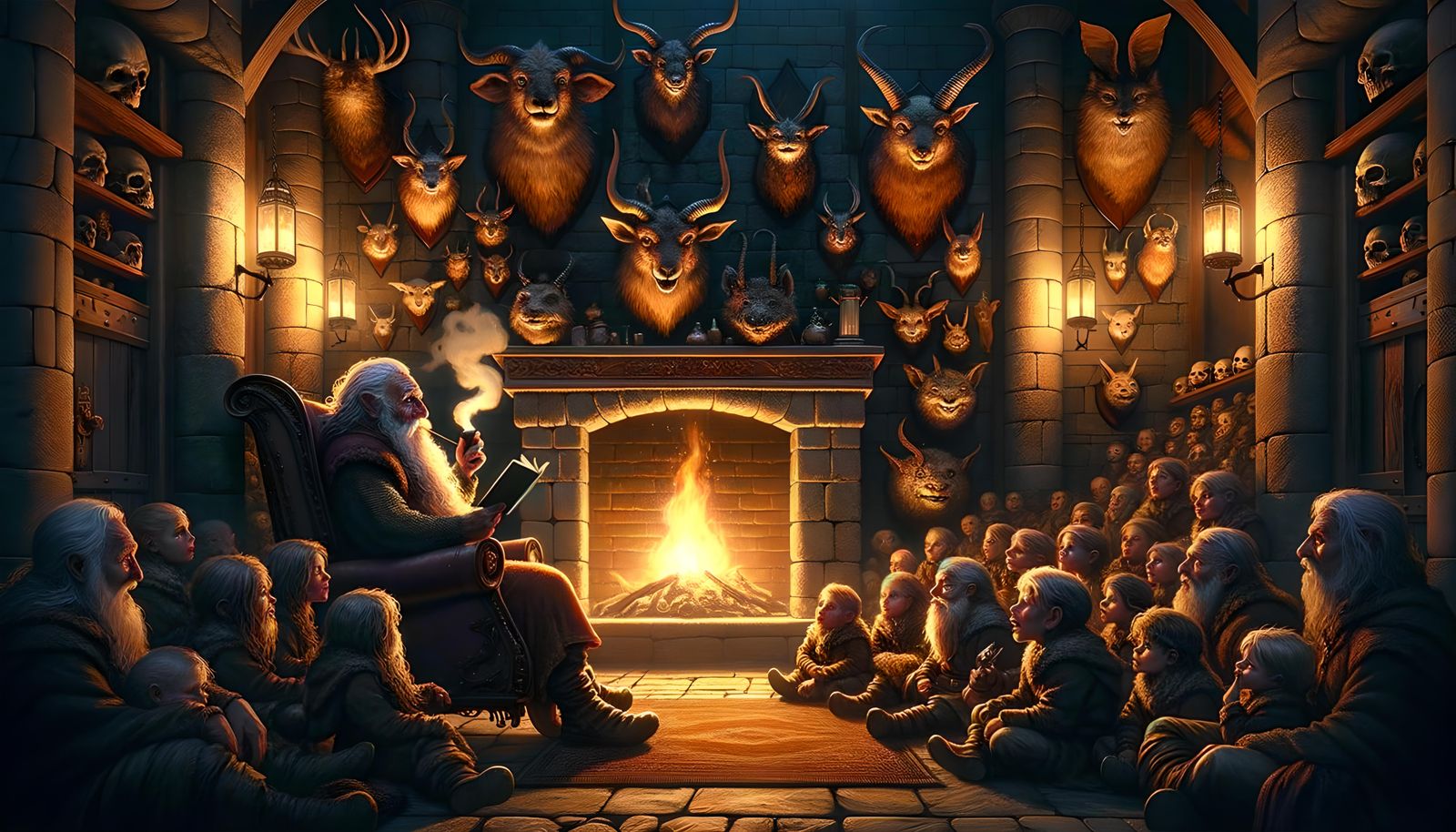 The art of story telling as practiced by a grandfather - 1 of 2