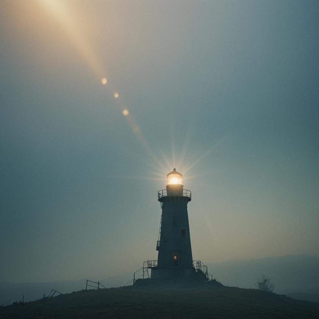 Beacon of Hope Shines in Dark Atmosphere