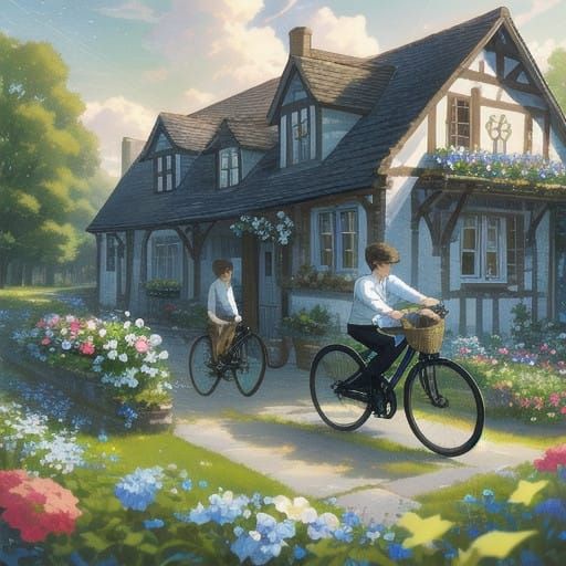 Joyful Childhood Memories Down a Winding Village Lane in Bea...