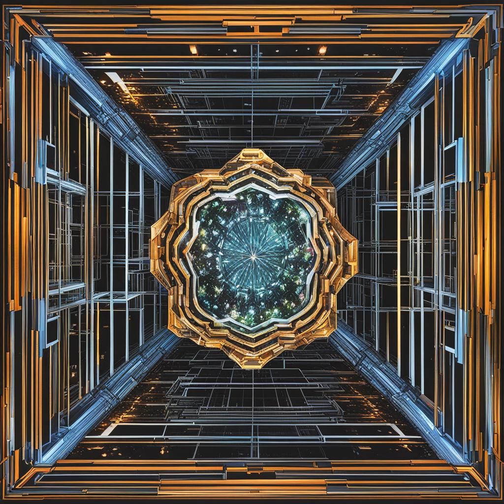 AI Generated Pentarect 5 Dimension Image