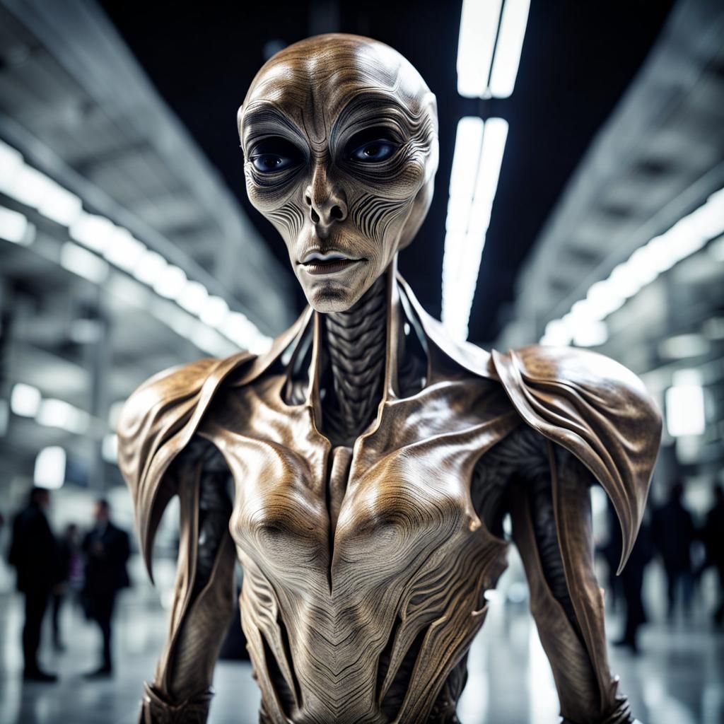 Photorealistic Aliens in Exotic Fashion: Masterpiece Photogr...