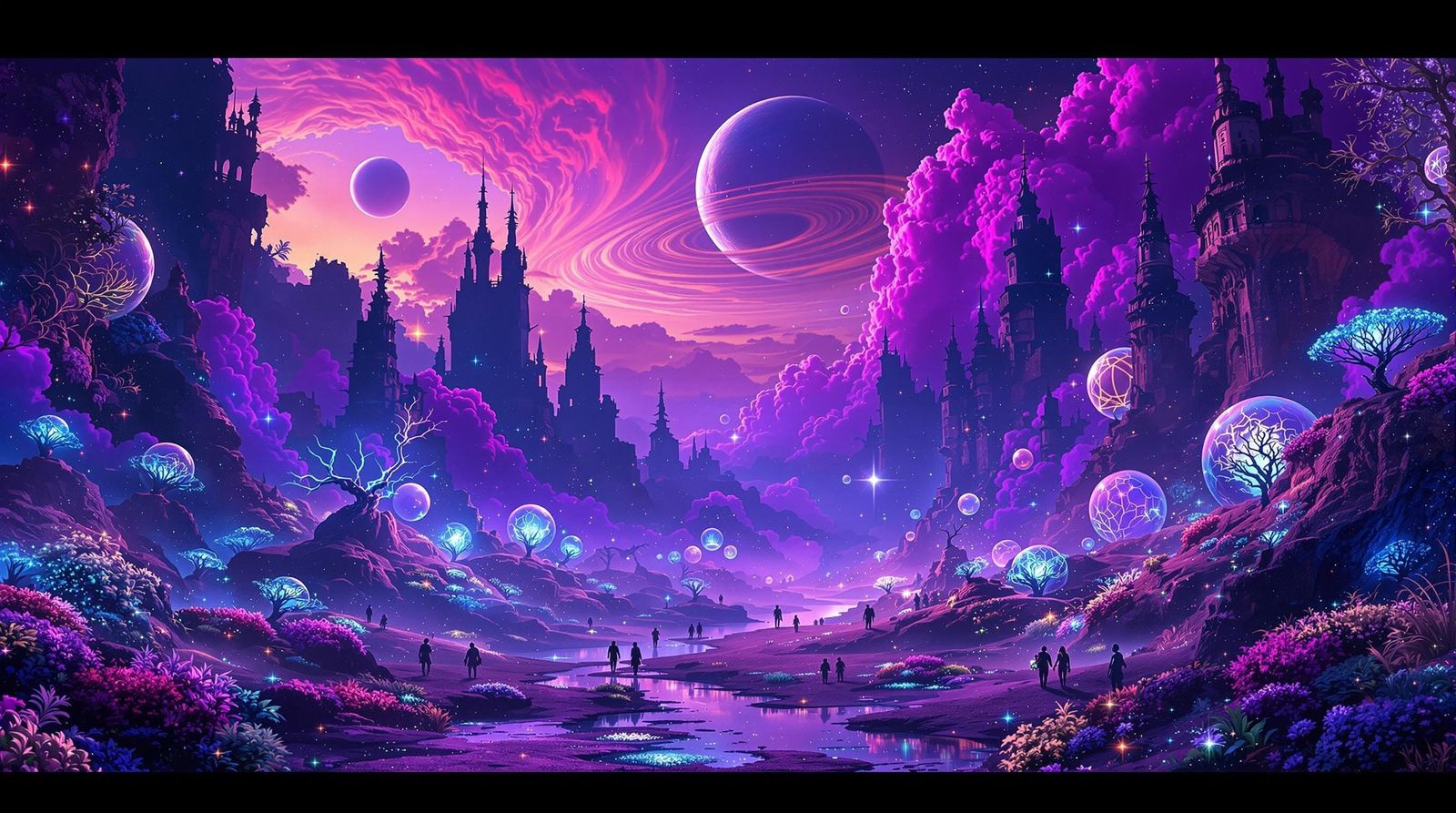 Hyperrealistic Fantasy World in a Higher Dimension