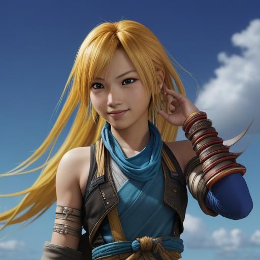 Rikku Portrait from Final Fantasy X-2