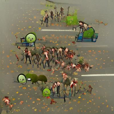AI-Generated Image of a Zombie