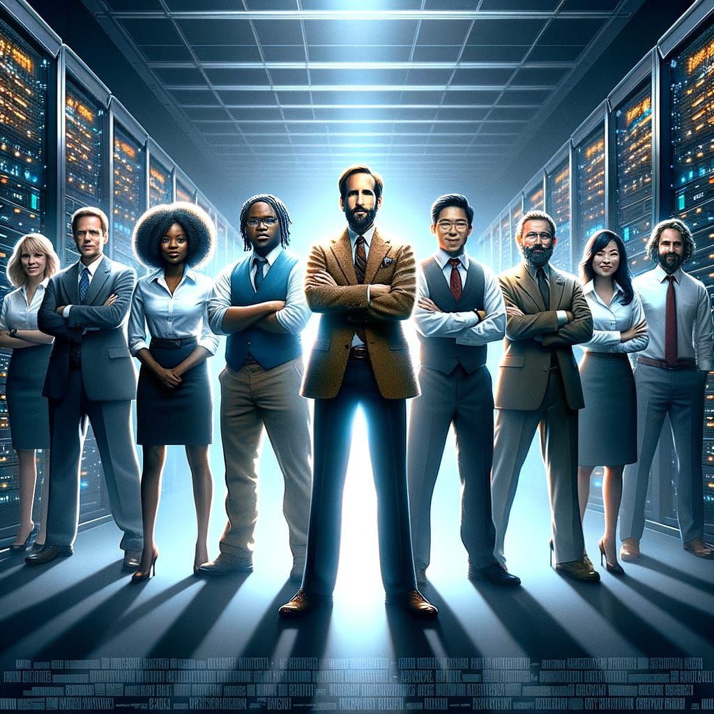 DevSecOps AI Team Movie Poster: Securing Infrastructure