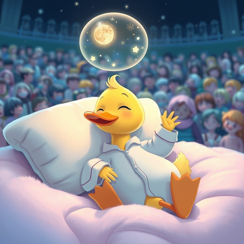 Duck's Dream in Pastel Colors