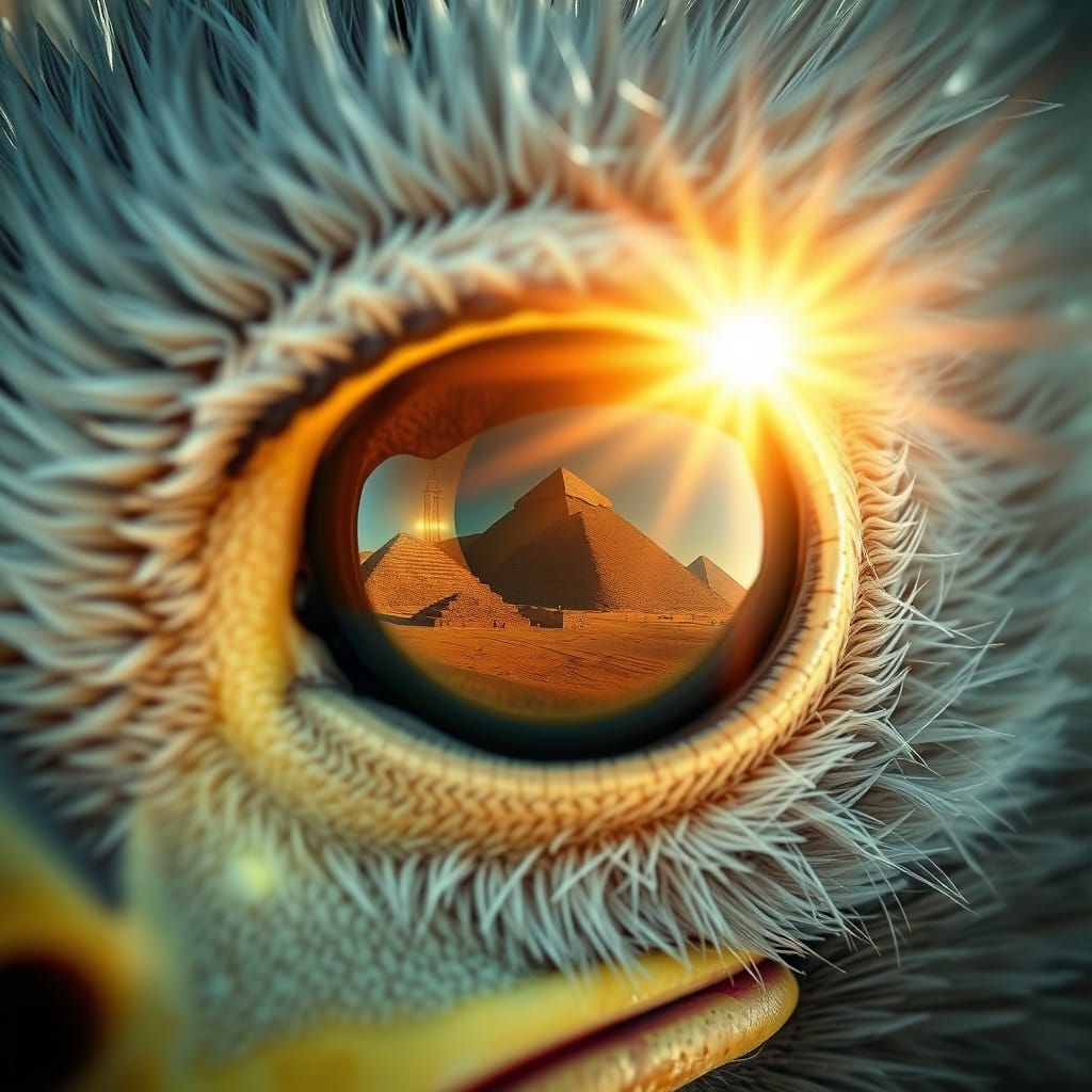 Egyptian vulture eye 👁 𓅓